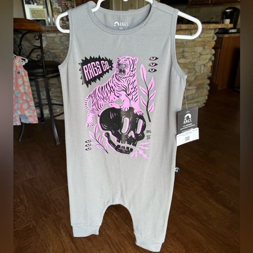 3/4 RAGS romper NWT